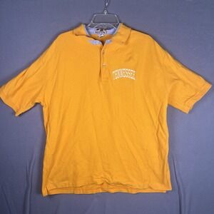 Vintage‎ Boa Resort Tennessee Volunteers Vols Orange Short Sleeve Polo Shirt XXL